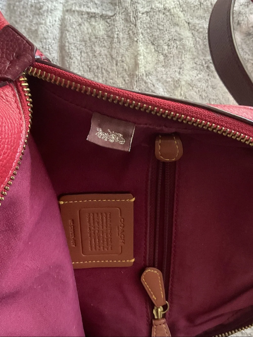 Coach compact backpack